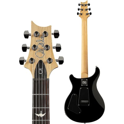 PRS CE 24 Semi-Hollow Electric Guitar Black Amber image 4