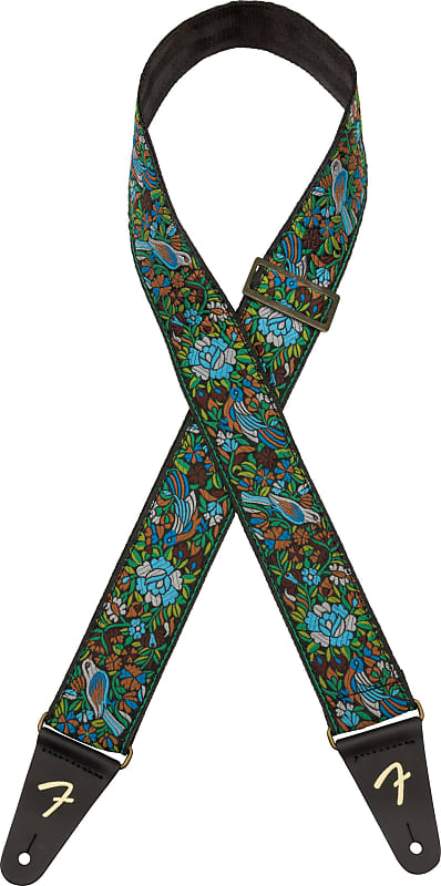Fender Mosaic Jacquard Guitar  Strap - Green