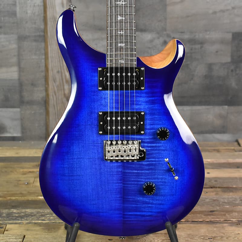 Paul Reed Smith SE Custom 24 - Faded Blue Burst with Gig Bag SN:8874