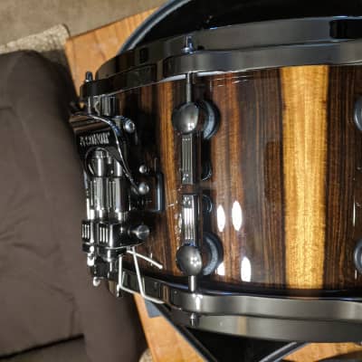 Sonor One Of A Kind Series Black Chacate 14x7" Snare Drum 2015 (video) image 7