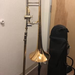 Used Bach 42K Tenor Trombone Gold Brass Bell image 5