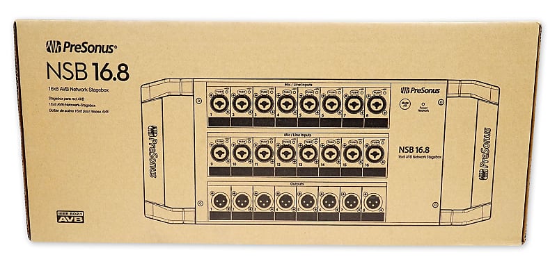 PreSonus NSB 16.8 16x8 AVB Network Stagebox | Reverb PreSonus NSB 16.8 16x8 AVB Network Stagebox | Reverb