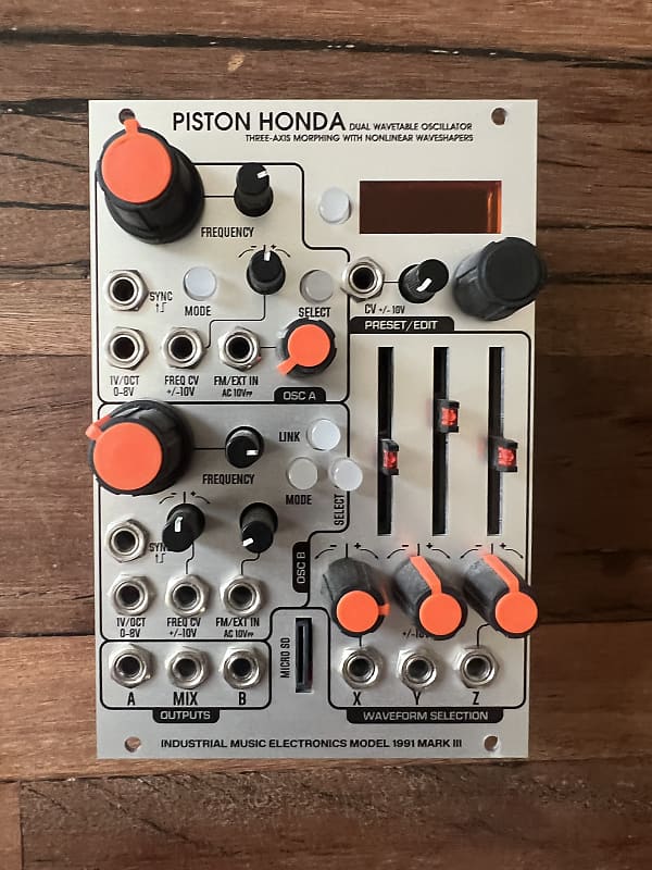 Industrial Music Electronics Piston Honda MK III w/BKM Black Reverb