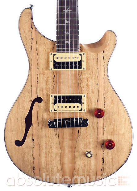 PRS SE Custom 22 Semi-Hollow Exotic Ltd Edition Electric Guitar, Spalted  Maple