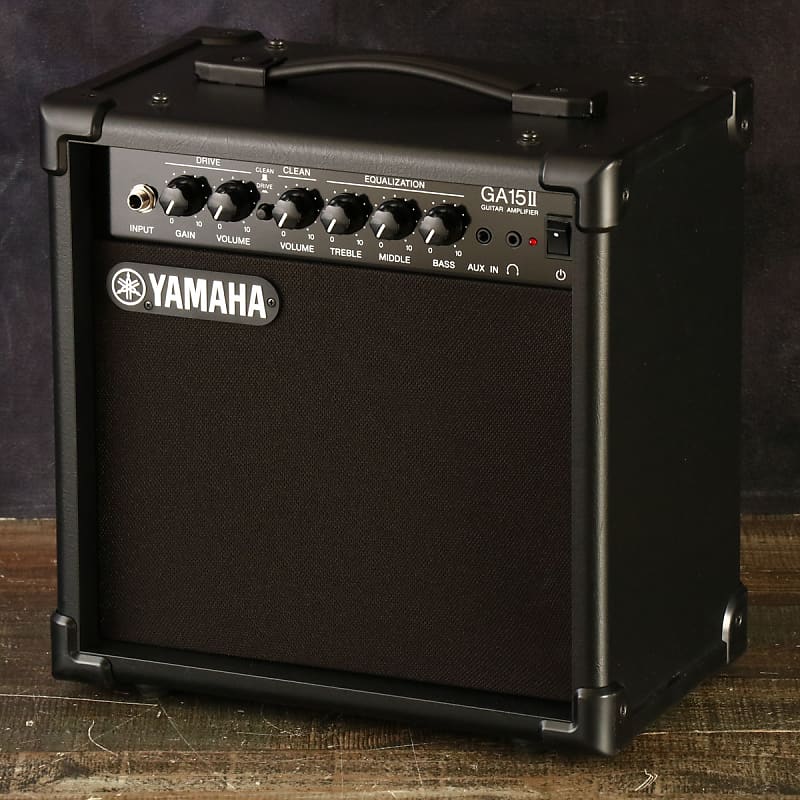 YAMAHA GA15-II 19(15) WATT—BEST PRACTICE GUITAR AMP—AUX IN—NEW!