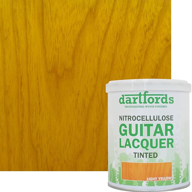 dartfords Light Yellow Nitrocellulose Guitar Lacquer 1 litre Reverb