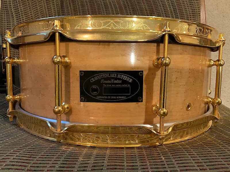 Craviotto 5.5x14 Timeless Timber Birdseye Maple snare drum