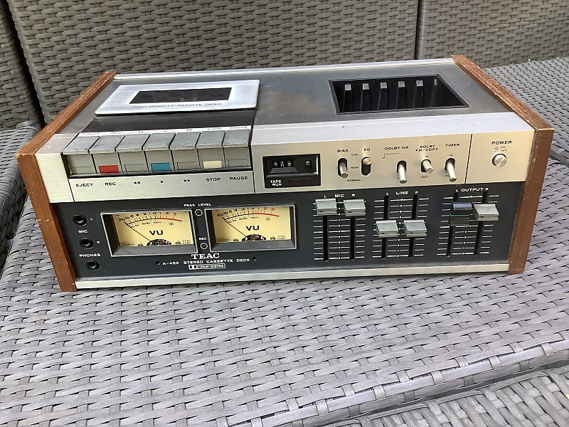 TEAC a 450 cassette deck / vintage / made in Japan | Reverb