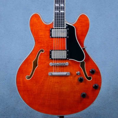 Eastman T59/TV Hollow Body Electric Guitar - Vintage Amber - P2302786-Vintage Amber image 1