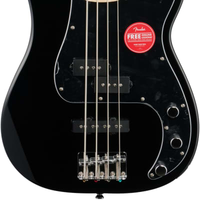 Squier Affinity Precision PJ Electric Bass,  Maple Fingerboard, Black image 2