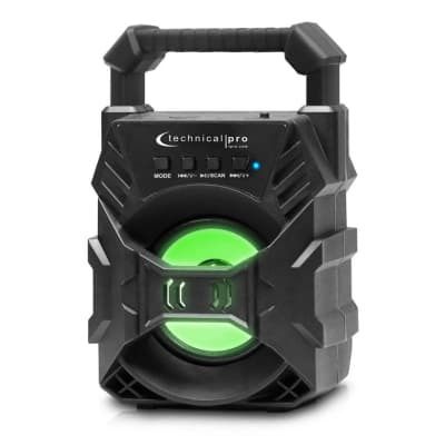 Technical pro Rechargeable Battery Powered Bluetooth Speaker (Black) (1 lbs) (60) image 3