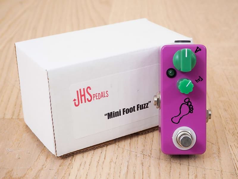 JHS Mini Foot Fuzz V1 Guitar Effects Pedal Silicon Transistors w/ Box