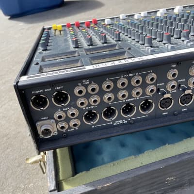Soundcraft Series 200 SR 16 Channel 4-bus Mixing Console w Custom Wood Crate VGC image 10