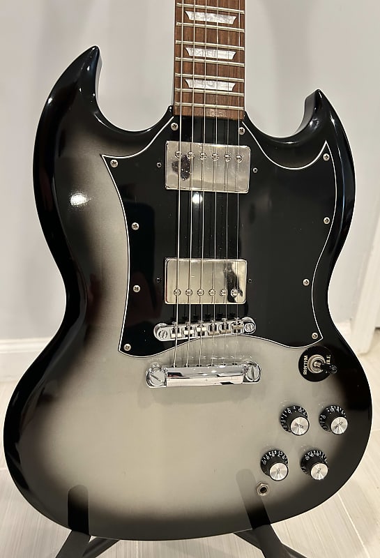 Epiphone SG Custom Limited Edition Custom Shop 2008 - Silverburst