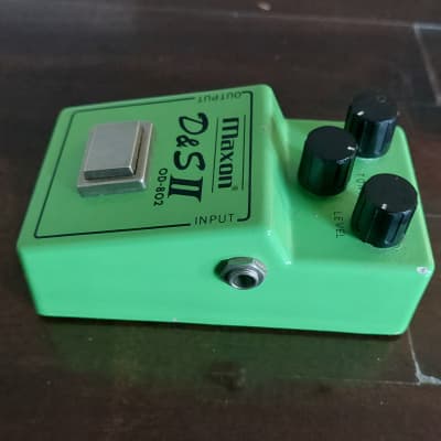 Original Vintage Early 1980s Maxon OD-802, D&S II Pedal, Rare Texas Instruments Malaysia RC4558P Chip image 7