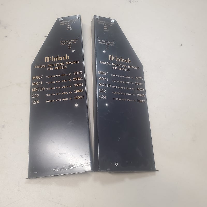 McIntosh ADJUSTABLE BRACKETS m0a2400