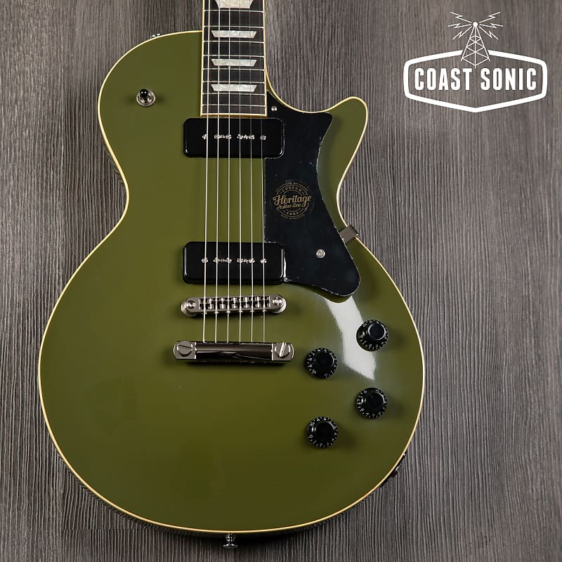 Heritage Guitars Custom Shop H-150 P90 Limited Edition Olive Drab | Reverb  Italia