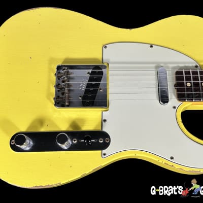 2022 Fender Telecaster 1963 Custom Shop '63 Reissue Tele Heavy Relic ~ Graffiti Yellow for sale