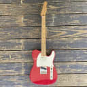 Fender California Fat Telecaster Electric Guitar w Maple Fretboard 1997 Candy Apple Red honest wear