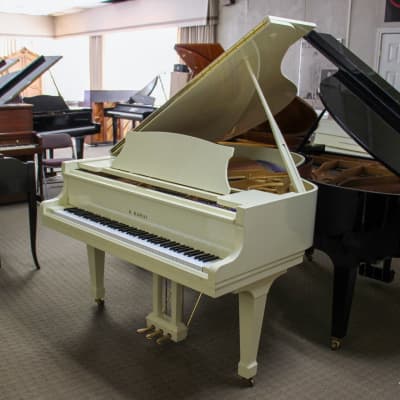 Kawai 5'10" KG2D Grand Piano| Polished White | SN: 1312204 image 7