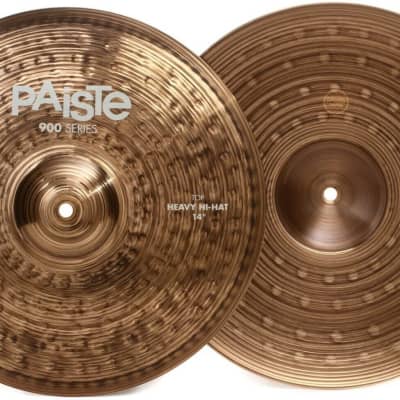 Paiste 900 Series 14" Heavy Hi Hat Cymbals/Brand New/Model # CY0001903414 image 1