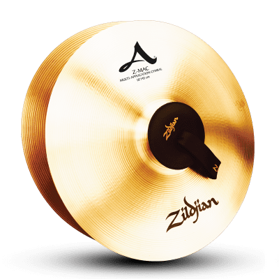 Zildjian A0477 18" A Zildjian Z-Mac Pair Cast Bronze Band & Orchestral Cymbals with Medium Bell Size & Mid Pitch image 2
