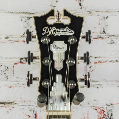 D'Angelico Premier Bedford SH Electric Guitar, Black Flake x4125 image 4