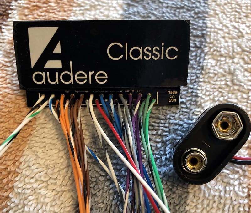 Audere Classic 4 Band Bass Pre-amp Preamp | Reverb