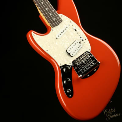 Fender - Kurt Cobain Jag-Stang - Left Handed - Fiesta Red - Lefty - Electric Guitar with Gig Bag - Lefthanded image 15