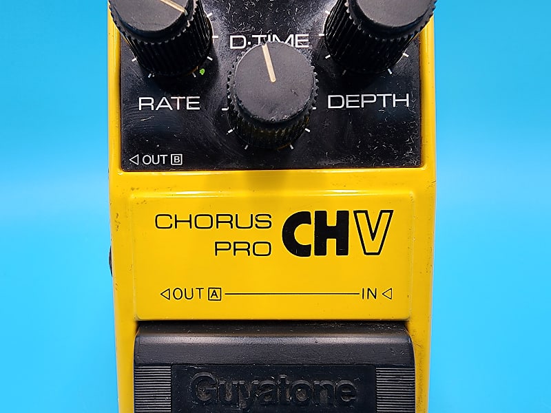 Rare Guyatone PS-034 Chorus Pro CH-V Guitar Effect Pedal Bass Japan Stereo  Delay