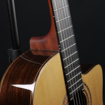 Guild GN-5NAT Classical Nylon Acoustic / Electric Solid Wood Cedar/Rosewood Guitar w/ OHSC image 12