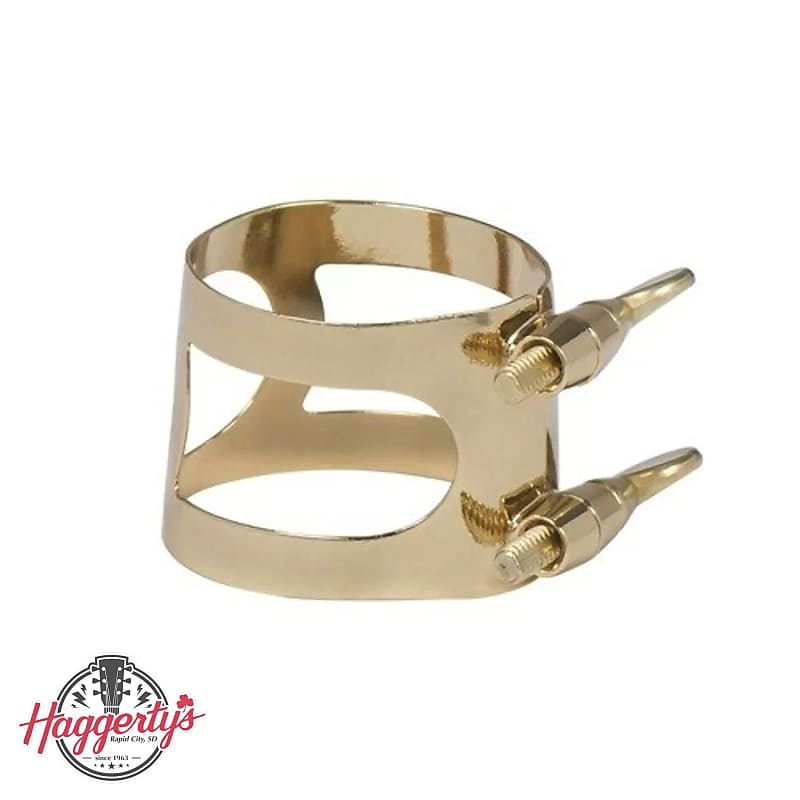 Yamaha Bari Sax Ligature Lacquered Brass Reverb