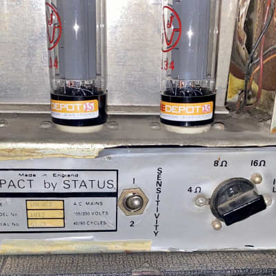 Sound City Dallas Arbiter Impact by Status 1017 120W “Sound City” Tube Amplifier Head image 9