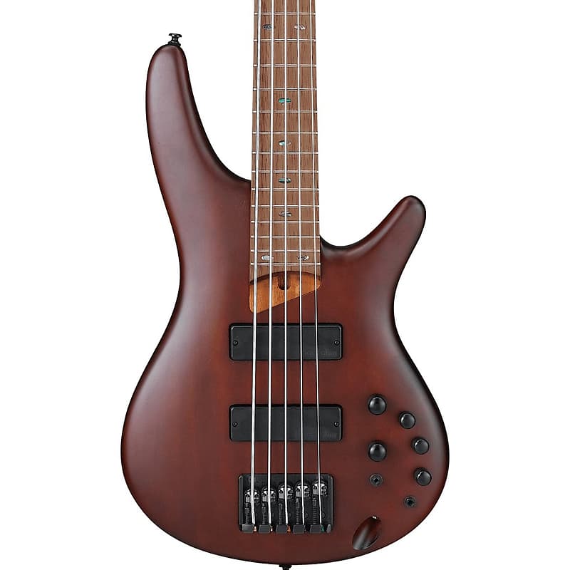 Ibanez SR505E 5-String Bass w/ Bartolini Pickups - Brown Mahogany image 1