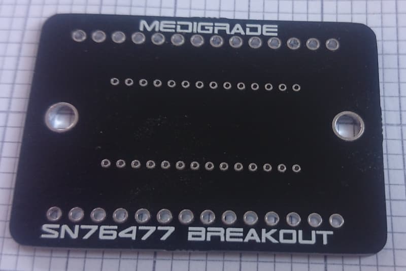 Medigrade SN76477 breakout board 2018 image 1