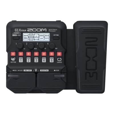 Zoom G1x Four Multi-Effects Guitar Pedal with Expression for sale