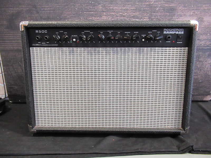 Rocktron Rampage R50C 50W 2x8 Stereo Chorus Amp with Reverb