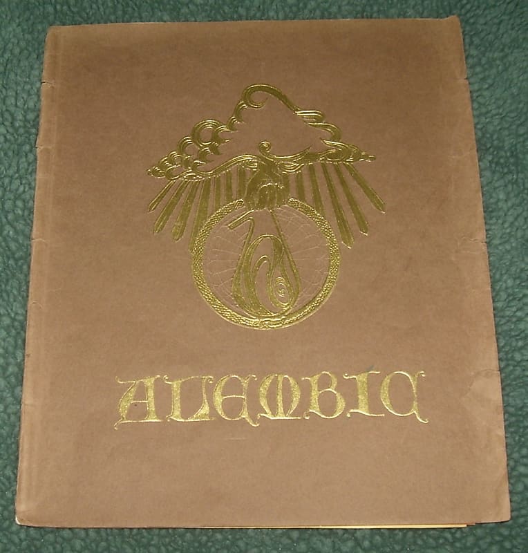 original ALEMBIC Catalog early 1980s color brochure Series II Reverb