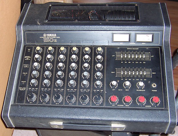 3151)YAMAHA EM-150II ヤマハ ミキサー Yamaha 150 II Mixer demonstration - YouTube