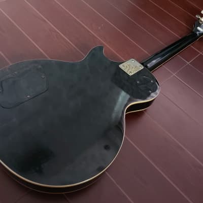 Diamond Aria Les Paul Custom Black & Gold 1980's (Free | Reverb