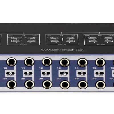 Samson S-Patch Plus S Class 48-Point Balanced Patchbay with free Trace Audio Write-Your-Own Label image 3