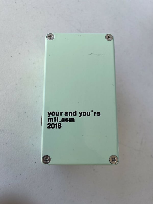 Montreal Assembly Your And You're Fuzz Distortion MTL.ASM Montreal Assembly Your And You're Fuzz Distortion MTL.ASM