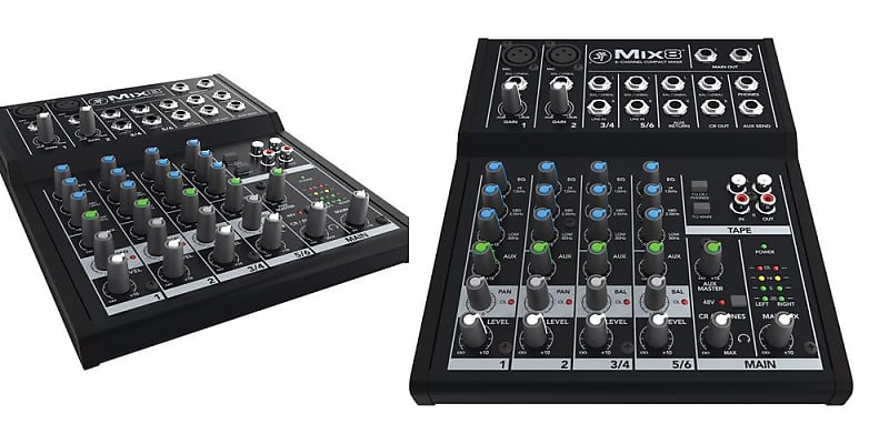 MIX8 8-CHANNEL COMPACT MIXER マッキー ミキサー Amazon.com: Mackie MIX8 8-Channel Compact Mixer : Musical