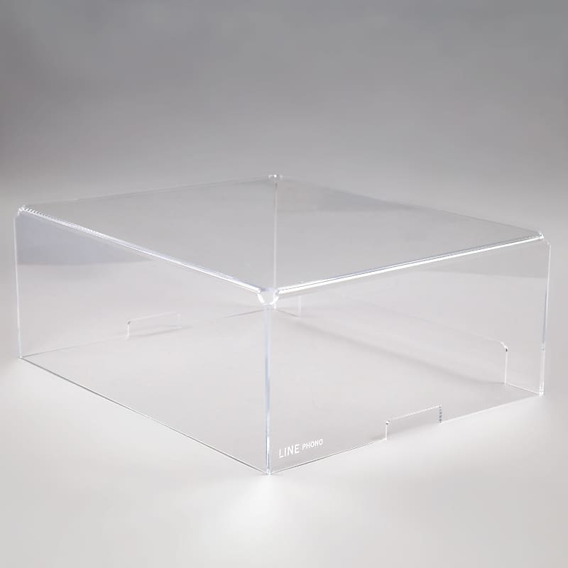 Line Phono: Universal Turntable Dust Cover (Fits Most Turntables, Clearaudio Concept, Pro-Ject RPM)  			