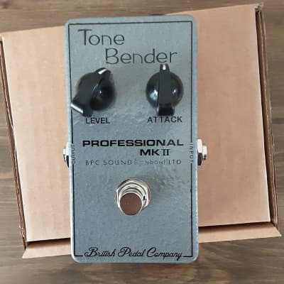 British Pedal Company Compact Series MKII Tone Bender 2018 - Present - Grey for sale