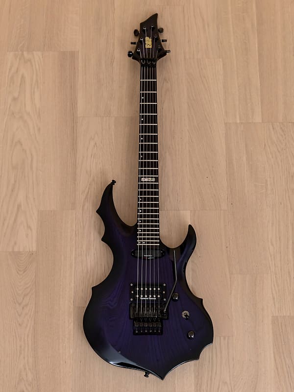 2000 ESP Forest-GT Electric Guitar See Thru Purple Japan w/ Seymour Duncan  SHR-1 & TB-4