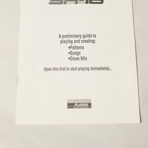 Alesis SR-16 Drum Machine Manual  1993 + Manual Only! image 2
