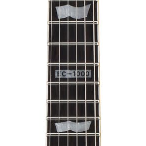 ESP LTD LEC1000VBLKLH EC-1000 Left-Handed Electric Guitar Vintage Black EC1000 image 9