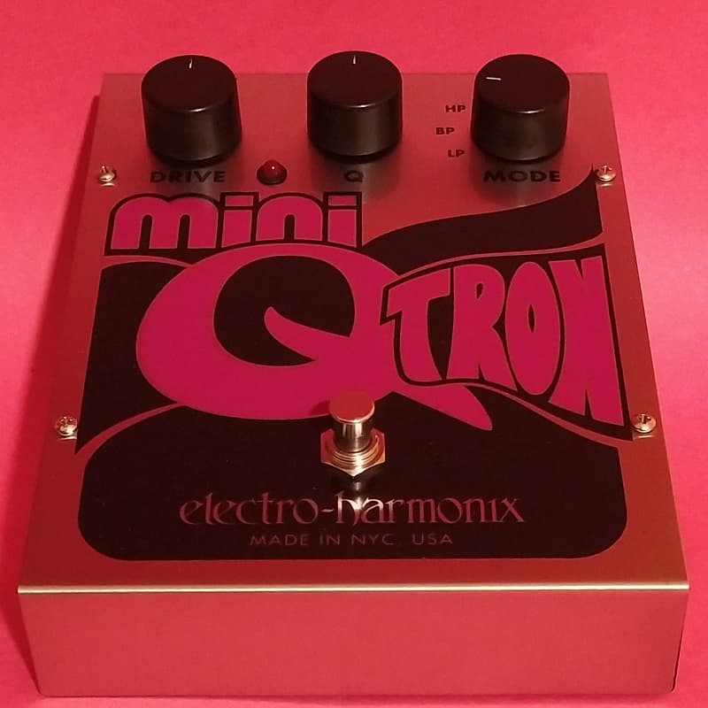 Electro-Harmonix Mini Q-Tron w/wooden box, catalog, 3.5mm