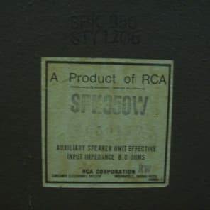 Rca Vintage Speakers 1970 image 7